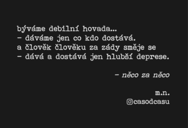 Něco za něco