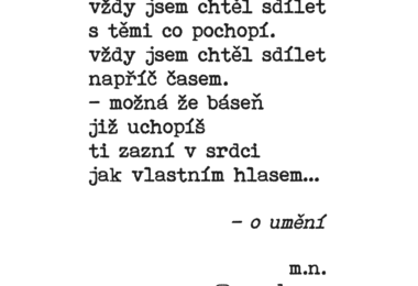 O umění