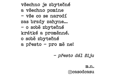 Přesto dál žiju