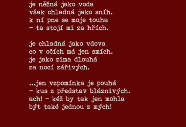 Je něžná jako voda