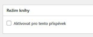 Rezim knihy aktivace