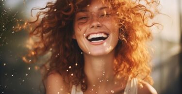 Person smiling nice