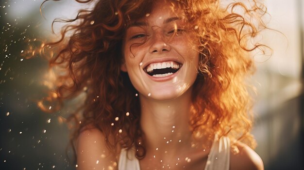 Person smiling nice