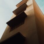 brown building on low-angle view